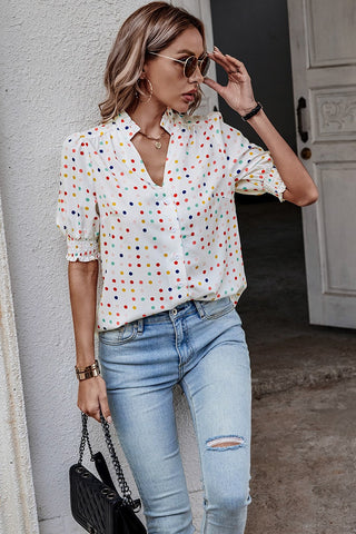 Whimsy Dot Blouse