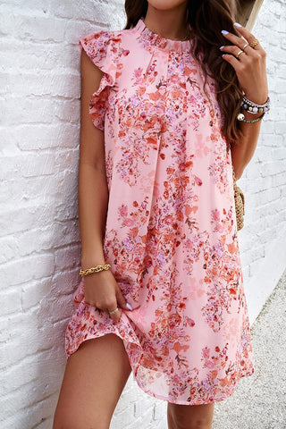 Floral Whisper A-Line Dress