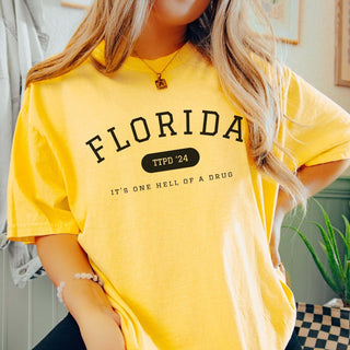 Florida TTPD One Hell Of A Drug Comfort Color Tee