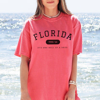 Florida TTPD One Hell Of A Drug Comfort Color Tee