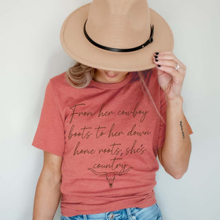 From Her Cowboy Boots Tee
