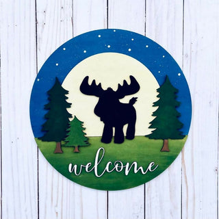 Welcome Moose Laser-Cut DIY 3D Craft Kit