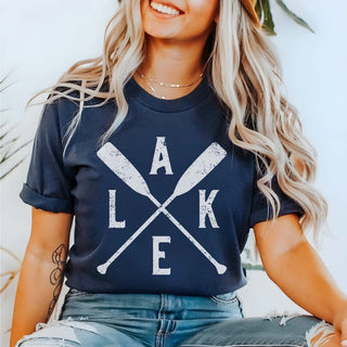 Lake Crossed Oars Tee