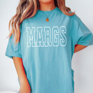 Margs Collegiate Lettering Comfort Color Tee