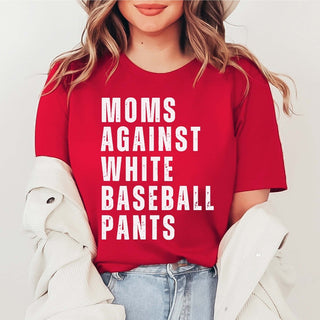 Moms Against White Pants Tee