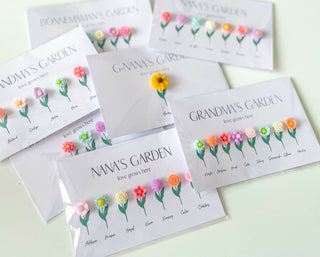 Grandma's Garden Mini Magnet Set