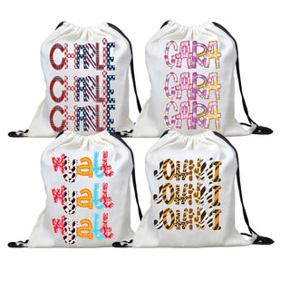 Personalized Cinch Bag