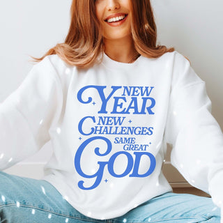 Same Great God Graphic Sweatshirt - Limeberry Designs