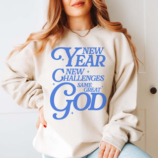 Same Great God Graphic Sweatshirt - Limeberry Designs