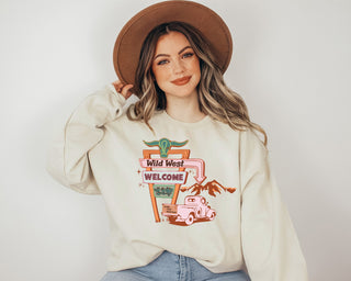 Welcome To The Wild West T-Shirt or Crew Sweatshirt