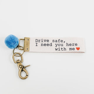 Words To Live By Canvas Keychains - Wildflower Hippies