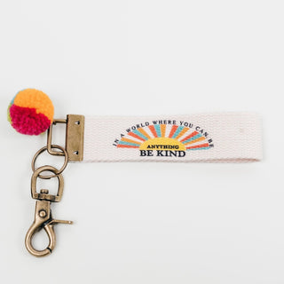 Words To Live By Canvas Keychains - Wildflower Hippies