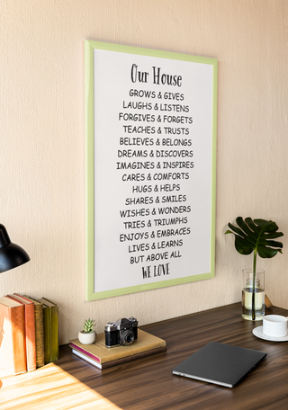 Our House Wall Art Print