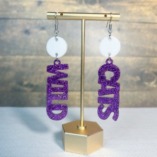 Customizable Spirit Acrylic Dangle Earrings with Top