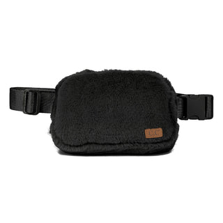 CC Faux Fur Cross-Body Belt Bag | Fanny Pack | Sling Bag