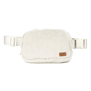 CC Faux Fur Cross-Body Belt Bag | Fanny Pack | Sling Bag