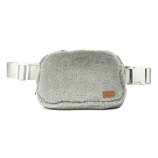 CC Faux Fur Cross-Body Belt Bag | Fanny Pack | Sling Bag