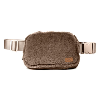 CC Faux Fur Cross-Body Belt Bag | Fanny Pack | Sling Bag