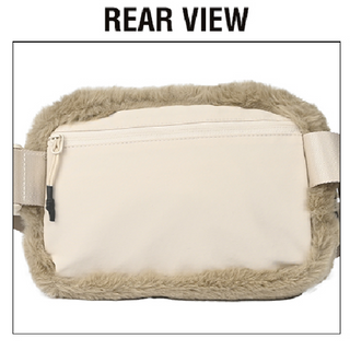 CC Faux Fur Cross-Body Belt Bag | Fanny Pack | Sling Bag