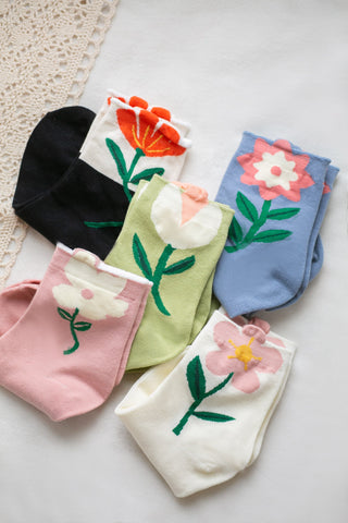 Fun Floral Socks