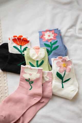 Fun Floral Socks