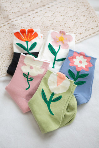 Fun Floral Socks