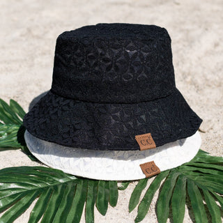 CC Eyelet Knit Bucket Hat