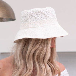 CC Eyelet Knit Bucket Hat