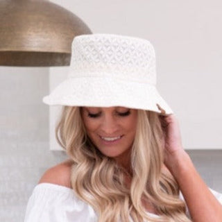 CC Eyelet Knit Bucket Hat