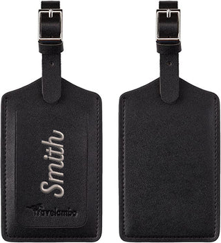 Personalized Leather Luggage Tag