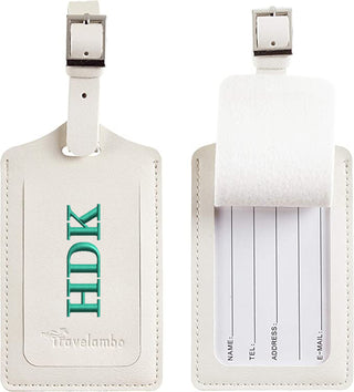 Personalized Leather Luggage Tag